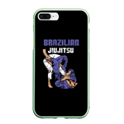 Чехол для iPhone 7Plus/8 Plus матовый Brazilian Jiu jitsu - BJJ