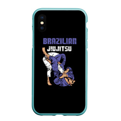 Чехол для iPhone XS Max матовый Brazilian Jiu jitsu - BJJ