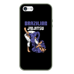 Чехол для iPhone 5/5S матовый Brazilian Jiu jitsu - BJJ