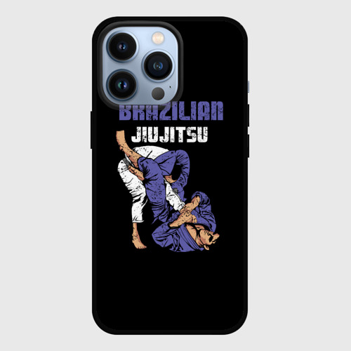 Чехол для iPhone 13 Pro Brazilian Jiu jitsu - BJJ, цвет черный