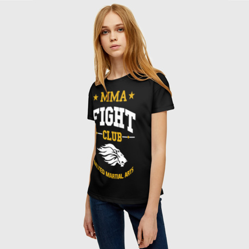 Женская футболка 3D ММА fight club, цвет 3D печать - фото 3