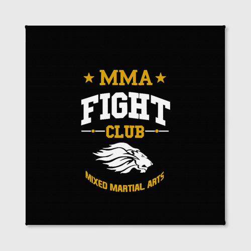 Холст квадратный ММА fight club, цвет 3D печать - фото 2