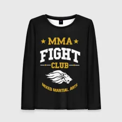 Женский лонгслив 3D ММА fight club
