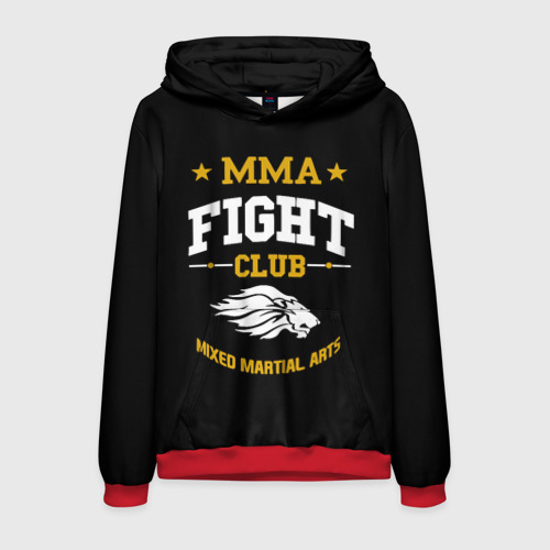 Мужская толстовка 3D ММА fight club, цвет красный