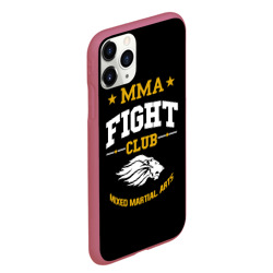 Чехол для iPhone 11 Pro Max матовый ММА fight club - фото 2