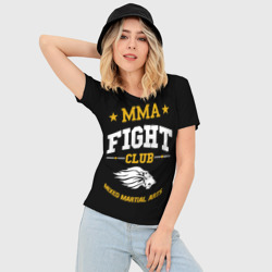 Женская футболка 3D Slim ММА fight club - фото 2