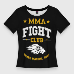 Женская футболка 3D Slim ММА fight club