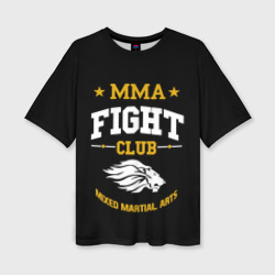 Женская футболка oversize 3D ММА fight club
