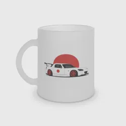 Кружка матовая стеклянная Honda s 2000