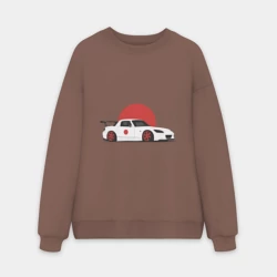 Мужской свитшот oversize без начеса хлопок Honda s 2000