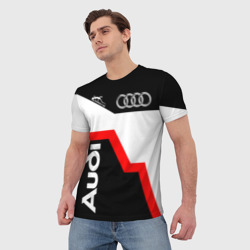 Мужская футболка 3D Audi полный привод - фото 2