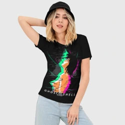 Женская футболка 3D Slim Мотоко Кусанаги - Призрак в доспехах - фото 2