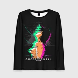 Женский лонгслив 3D Мотоко Кусанаги - Призрак в доспехах