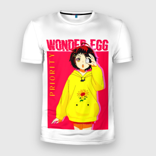 Мужская футболка 3D Slim Priority Wonder Egg, цвет 3D печать