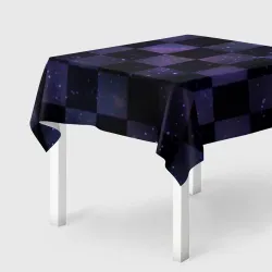 Скатерть 3D Space Neon Chessboard