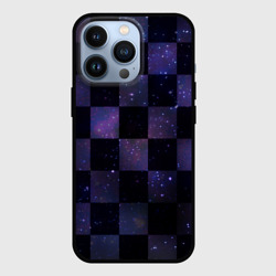 Чехол для iPhone 13 Pro Space Neon Chessboard