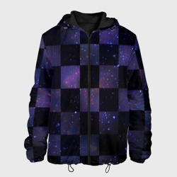 Мужская куртка 3D Space Neon Chessboard
