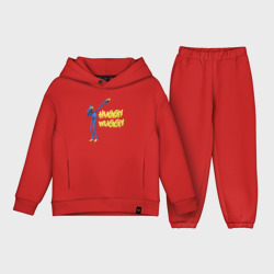 Детский костюм хлопок Oversize Хаги Ваги Huggy Wuggy Poppy Playtime