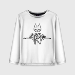 Детский лонгслив 3D Логотип Stray