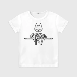 Детская футболка 3D Логотип Stray