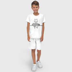 Детский костюм с шортами 3D Логотип Stray - фото 2
