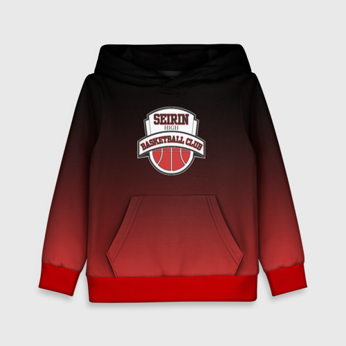 Детская толстовка 3D Баскетбольный клуб seirin, цвет красный