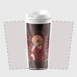 Термокружка-непроливайка Курапика в цветах - фото 2