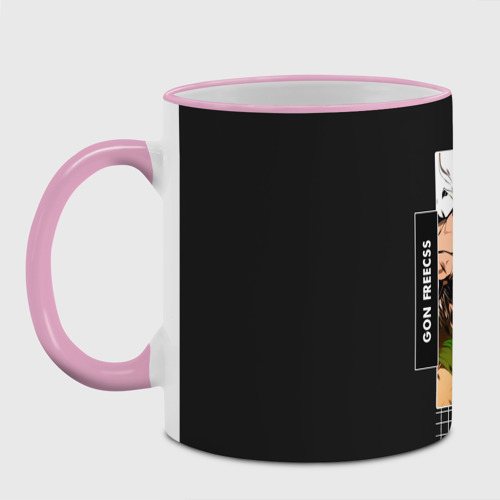 Кружка с полной запечаткой Гон Фрикс арт, цвет Кант розовый - фото 2