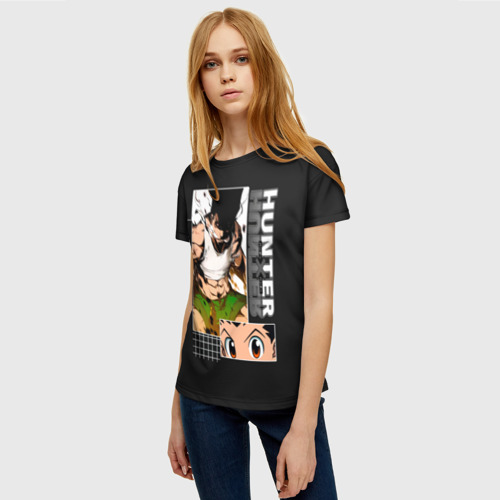 Женская футболка 3D с принтом Гон Фрикс арт, фото на моделе #1