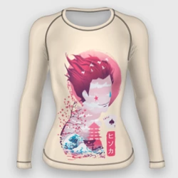 Женский рашгард 3D Хисока арт Hunter x Hunter