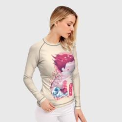 Женский рашгард 3D Хисока арт Hunter x Hunter - фото 2