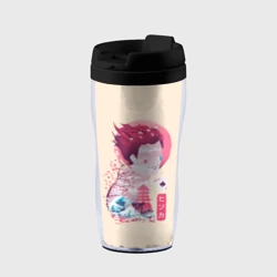 Термокружка-непроливайка Хисока арт Hunter x Hunter