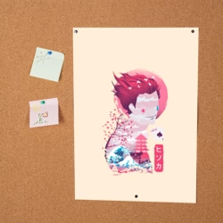 Постер Хисока арт Hunter x Hunter - фото 2