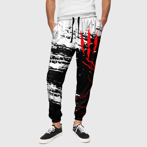 Мужские брюки 3D с принтом [The Witcher] - Когти, вид сбоку #3