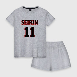 Женская пижама с шортиками хлопок Форма Сейрин 11 светлая