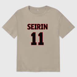 Женская футболка хлопок Oversize Форма Сейрин 11 светлая