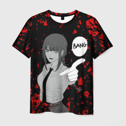 Человек Бензопила Макима Стреляет Bang – Мужская футболка 3D с принтом купить со скидкой в -26%