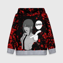 Детская толстовка 3D Человек Бензопила Макима Стреляет Bang