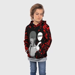 Детская толстовка 3D Человек Бензопила Макима Стреляет Bang - фото 2