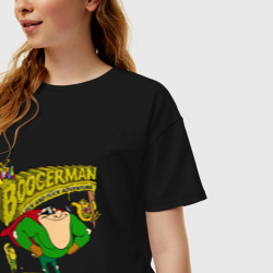 Женская футболка хлопок Oversize Boogermаn - фото 2