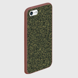 Чехол для iPhone 5/5S матовый Цифра Флора пиксельный камуфляж - фото 2