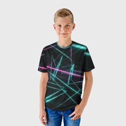 Детская футболка 3D Лазерная композиция - фото 2