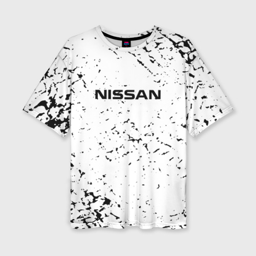 Женская футболка oversize 3D Nissan Ниссан, цвет 3D печать