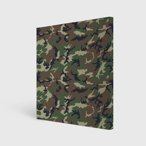 Холст квадратный Камуфляж - Camouflage