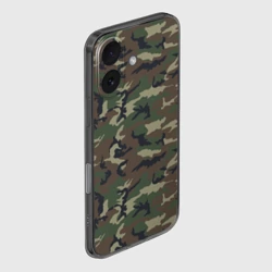 Чехол для iPhone 16 силиконовый с защитой камеры Камуфляж - Camouflage - фото 2