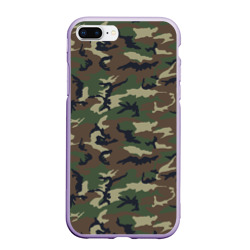 Чехол для iPhone 7Plus/8 Plus матовый Камуфляж - Camouflage