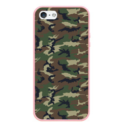 Чехол для iPhone 5/5S матовый Камуфляж - Camouflage