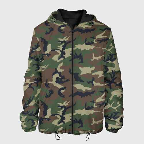 Мужская куртка 3D Камуфляж - Camouflage, цвет 3D печать