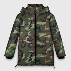 Женская зимняя куртка Oversize Камуфляж - Camouflage