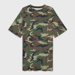 Платье-футболка 3D Камуфляж - Camouflage